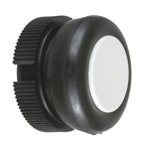 Pushbutton head booted spring ret white SCHXACA9411