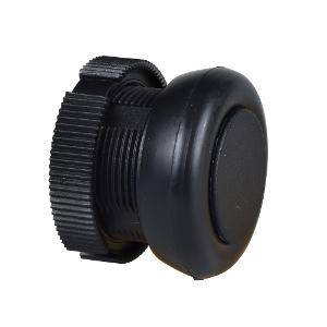 Pushbutton head booted spring ret black SCHXACA9412