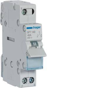 1p 40a centre off changeover top HAGSFT140