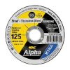 Metal grinding disc 125mm x 6.0mm SHEGGDGM12560