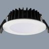 Led d/l 10w ip44 3/4/6k dim wh SUNS9041TCWH