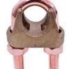 Earth clip brass for 19mm earth rod UNIEC19