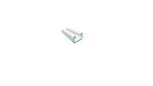 Strut plain 41 x 22mm x 6m s/s UNIP3300-SS