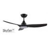 Skyfan dc 52in g/fib 3bl c/fan + lgt blk VENSKY1303BL-L