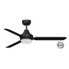 Stanza 56in 3 blade ceilingfan black wit VENSTA1403BL-L