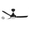 Stanza 48in 3 blade ceilingfan black wit VENSTA1203BL-L