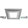 Airbus 250 - 250mm silver square grille VENABGLED250SS-SQ