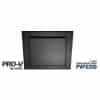 Airbus 200mm m/black square grille only VENABG200BL-SQ