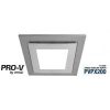 Airbus 200 - 200mm silver square grille VENABGLED200SS-SQ