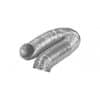 Ducting aluminium 125mmdia x 4000mm VENVAD125