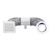Shower light & exhaust 150mm+kit+10w led VENVEDLKWH