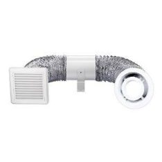 Shower light & exhaust 150mm+kit+10w led VENVEDLKWH