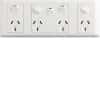 10a 4 outl extra switch socket shutter HAGWBP4XS