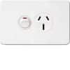 15a socket horz shutter HAGWBSP115S