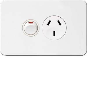 10a socket horz shutter HAGWBSP1S