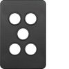 Silhouette 5g switch plate no mech mb HAGWBSSP5-MB