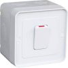 Switch weatherproof 16a single HAGWBWS116