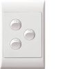 Switch ip66 3 gang switch 10a HAGWBWSV3