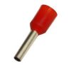 Boot lace pin 1.0mm2-red 100pk CABBLP100