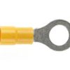 Ring terminal yellow 8mm stud dbl grp CABRT5.5-8DG