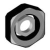 Locknut 20mm brass plated ALCPLN20