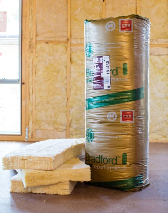 CSR Bradford Gold High Performance Wall Insulation Batts 570 & 580 Wide