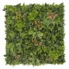 100x100cm Artificial Hedge Tile - Tropical Bliss