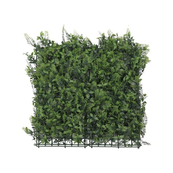 50cm Artificial Hedge Tile - Mediterranean