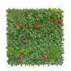100x100cm Artificial Hedge Tile Flower Rush