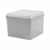 Alco EZIBOX3 Junction Box Enclosure - Ezibox Range, Weatherproof Grey UV Stabilised PVC IP66 Surface Mount 120x120x93mm