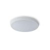 Atom AT3014/25/WH/TRI Low-Profile Oyster Light, 25W Dimmable, Tri-CCT 3000K/4000K/5700K, IP54, 350mm Diameter, Polycarbonate, White