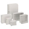 B&R Enclosures PJ221515T Polynova PJ Series Enclosure, Adaptable Box, IP55, 220mm H x 150mm W x 150mm D, Opaque parts – Noryl, Transparent Parts – Polycarbonate, Clear Lid