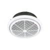 Brilliant Lighting 18203/05 Whisper Exhaust Fan, Small, Round, Ceiling Mount, 240V, 27W, Up to 500m2/h Airflow, IPX4, Compact Design, 270mm Diameter, White