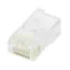 Cabac 0688RSL-X Data Plug, RJ45 8P8C Round Solid UTP, Modular RJ plug for cat5e data applications, 10 Pack