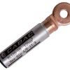 Cabac BL120-10 Bi-Metal Aluminium/Copper Cable Lug, Crimp Type, Aluminium Cable to Copper Stud, 120mm Cable, 10mm Stud, 99.6% Aluminium & 99.9% Copper