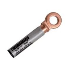 Cabac BL150-10 Lug Round Palm Bi-Metal (AL Barrel - CU Palm) Crimp Type 150mm Cable M10 Stud