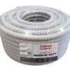 Cabac Tripac CC5025 Corrugated Conduit, Flexible, Medium Duty, PVC, 50mm, 25 mtr Roll, Grey