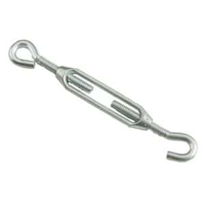 Clipsal 2ANTBK6 Hook And Eye Turnbuckle, 6mm, 1/4"