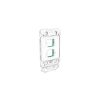 Clipsal 3042G Iconic Series Grid Plate Only, Switch Plate, 2 Gang, Less Mechs, Flush, Vertical/Horizontal