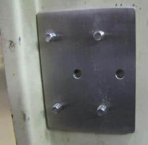Crocodile Lock STRENGTH Strengthening plate for the Crocodile Lock Clasp, suits most meterboxes and cabinets