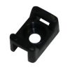 Cabac CTB9BK Cable Tie Screw Mount Black UV 2-Way suit 9.0mm (W) Cable Ties, M6 Screw Fixing