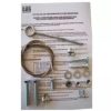 Alacham FBSK Stay Wire Kit, 2m Length, Fascia Bracket, Load Rating 2kN, Side Pull Attachment, Energex  and  Ergon Approved, 30mm Width, 120mm Height, Metric