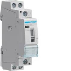 Hager ERC125 Override Contactor, 25A, 1N/O, 230V, 1 Module