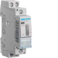 Hager ERD225 Override Contactor, 25A, 2N/O, 24V, 1 Module