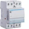 Hager ESC440S Din Contactor, Hum Free, 4 N/O Contacts, 4 Pole, 40A, 240V, 3 Module, Din Rail Mount