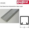 Ezystrut E1184A, Strut Channel Cover Strip Aluminium 3 Metre Length