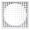 Fantech ECG150 Egg Crate Grille Plastic 150mm White