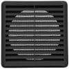 Fantech EPFL100BK, Exhaust Grille External, Fixed Louvre 100mm, Black
