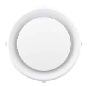 Fantech IALG200, Internal Ceiling Grille, Round, 315mm Diam x 95mm High, Cut Out 285mm, Suit 200mm Duct, White