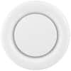 Fantech IDV100 IDV Series Exhaust Fan Grille, Internal Duct Valve, Louvre, Ceiling Mount, Round, Suit 100mm Duct, 140mm O/D, 100mm Cut Out, White